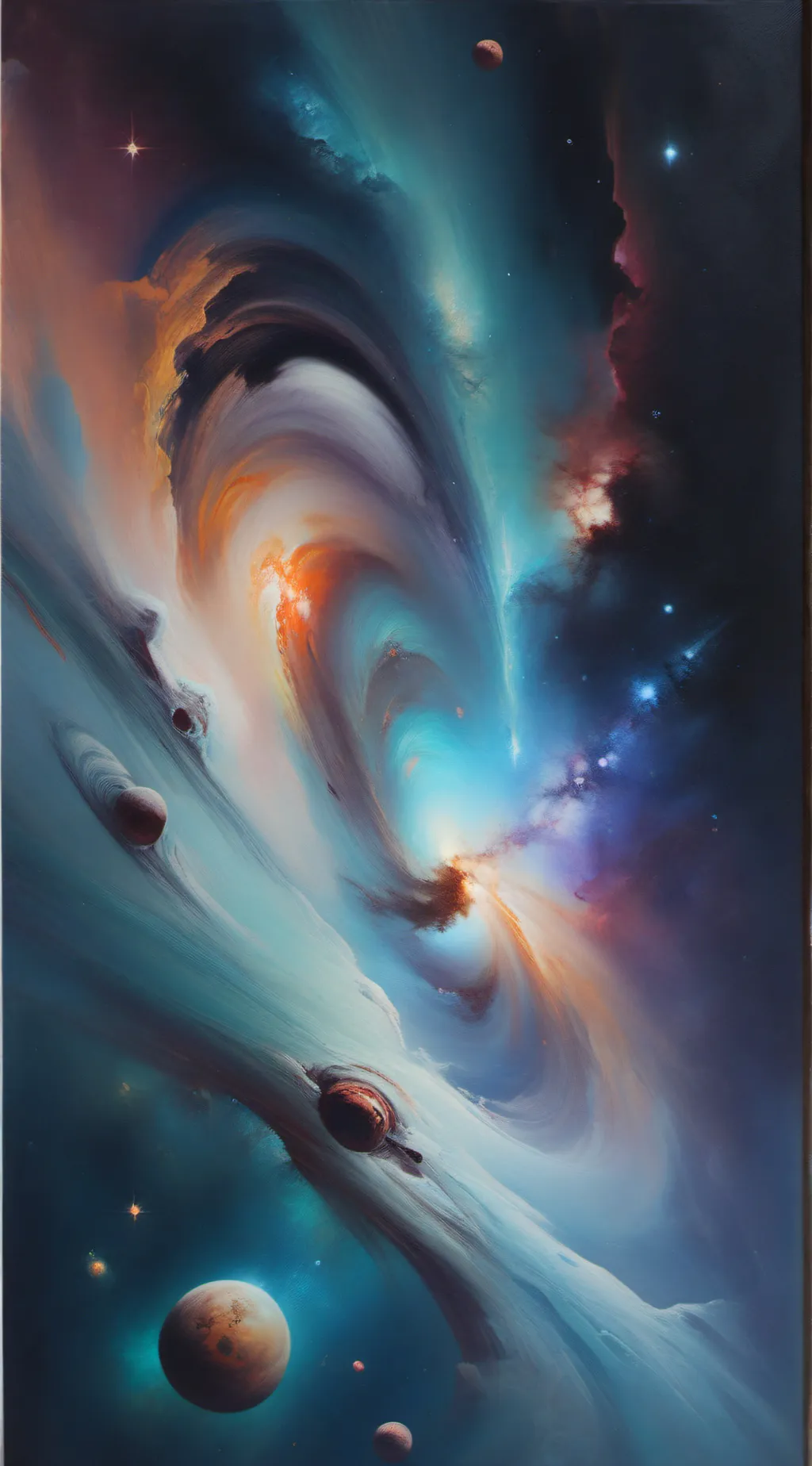 ai character: •°*Galaxy 12*°• background