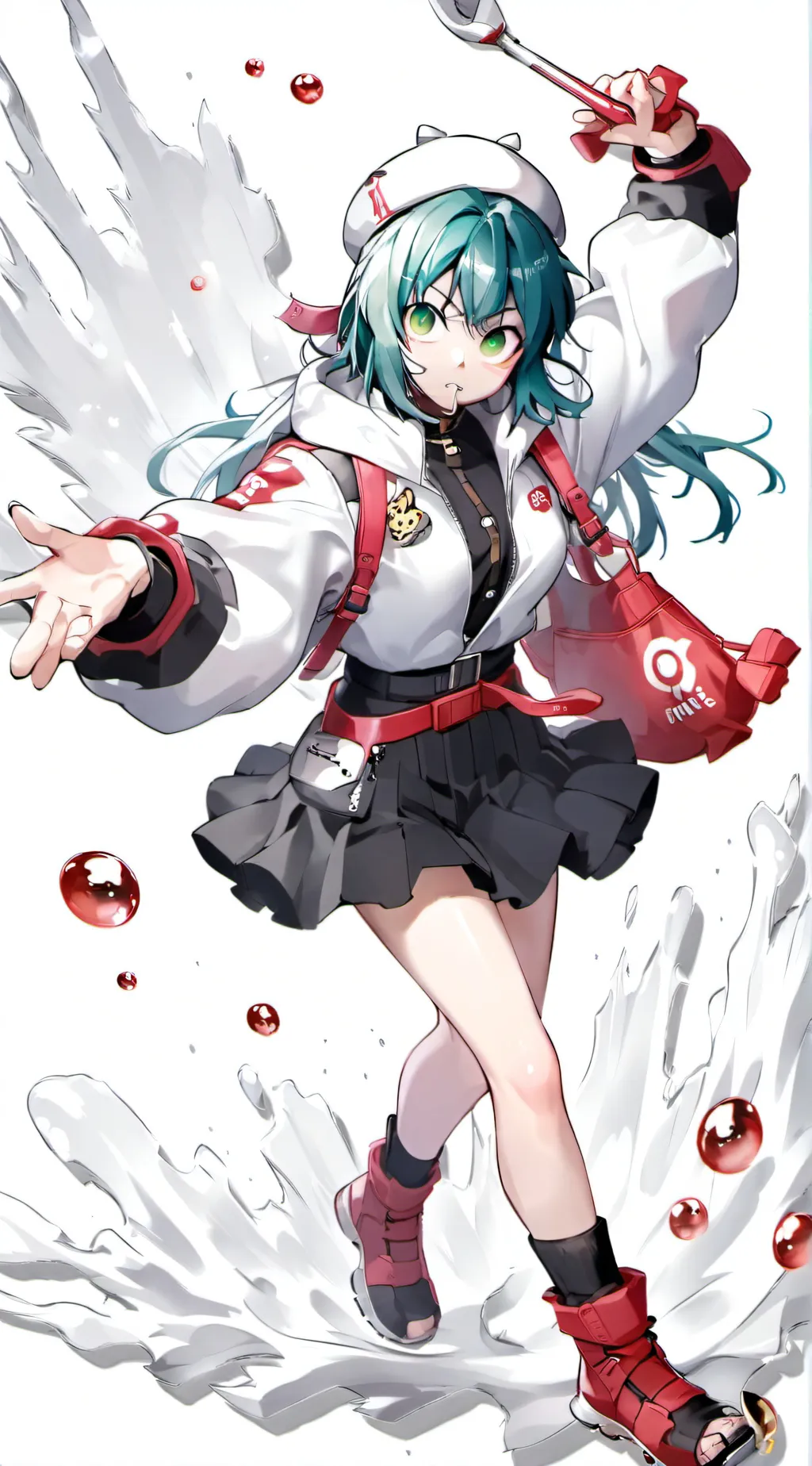 ai character: Deku but a girl  background