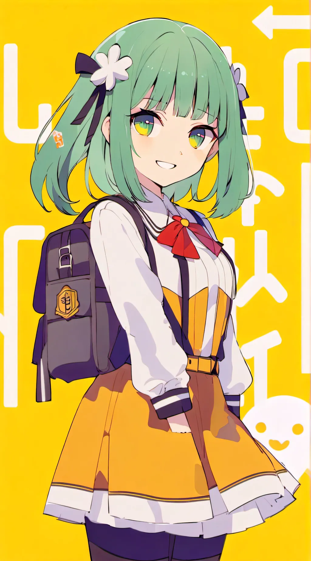 ai character: monika  background