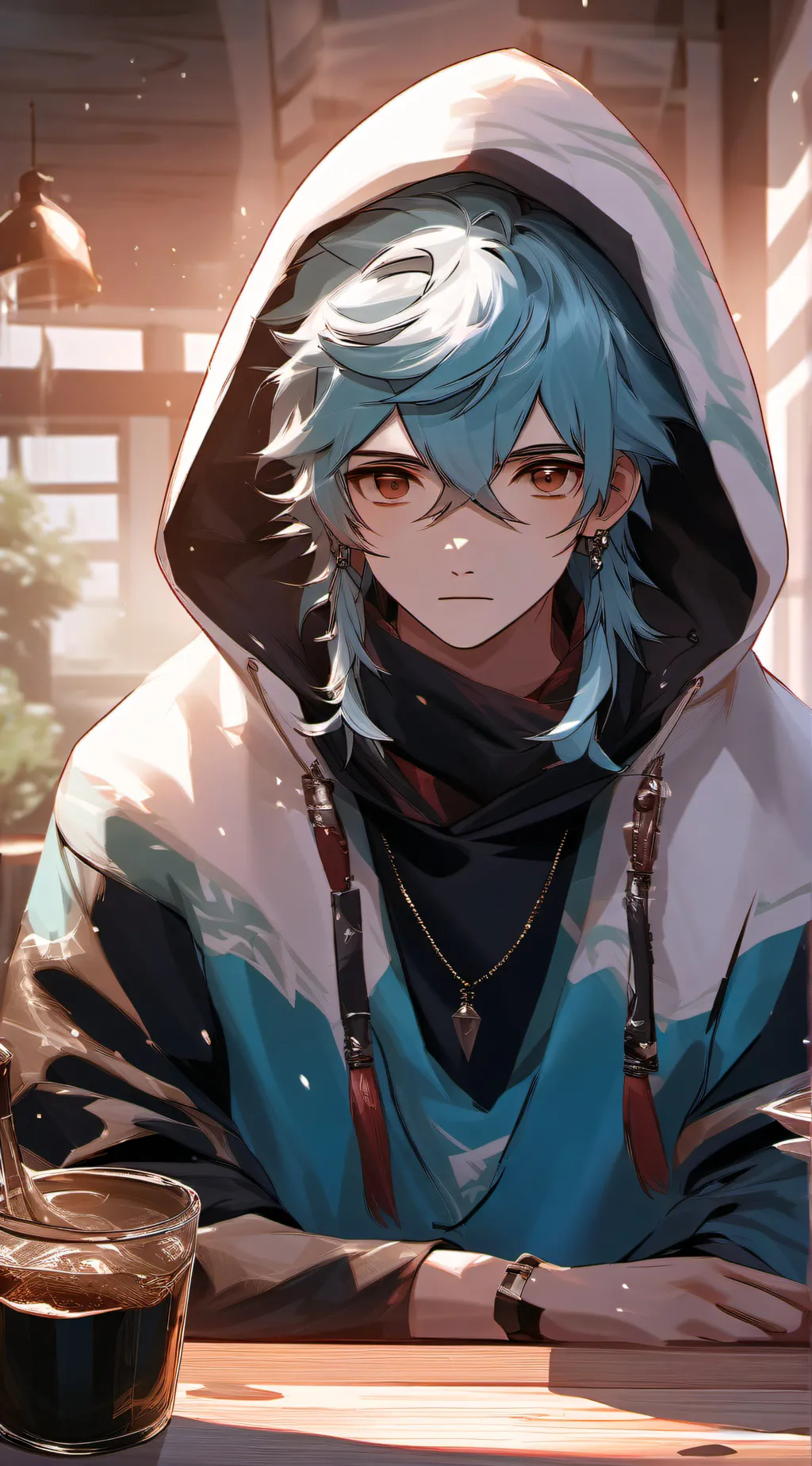 ai character: Eli  background