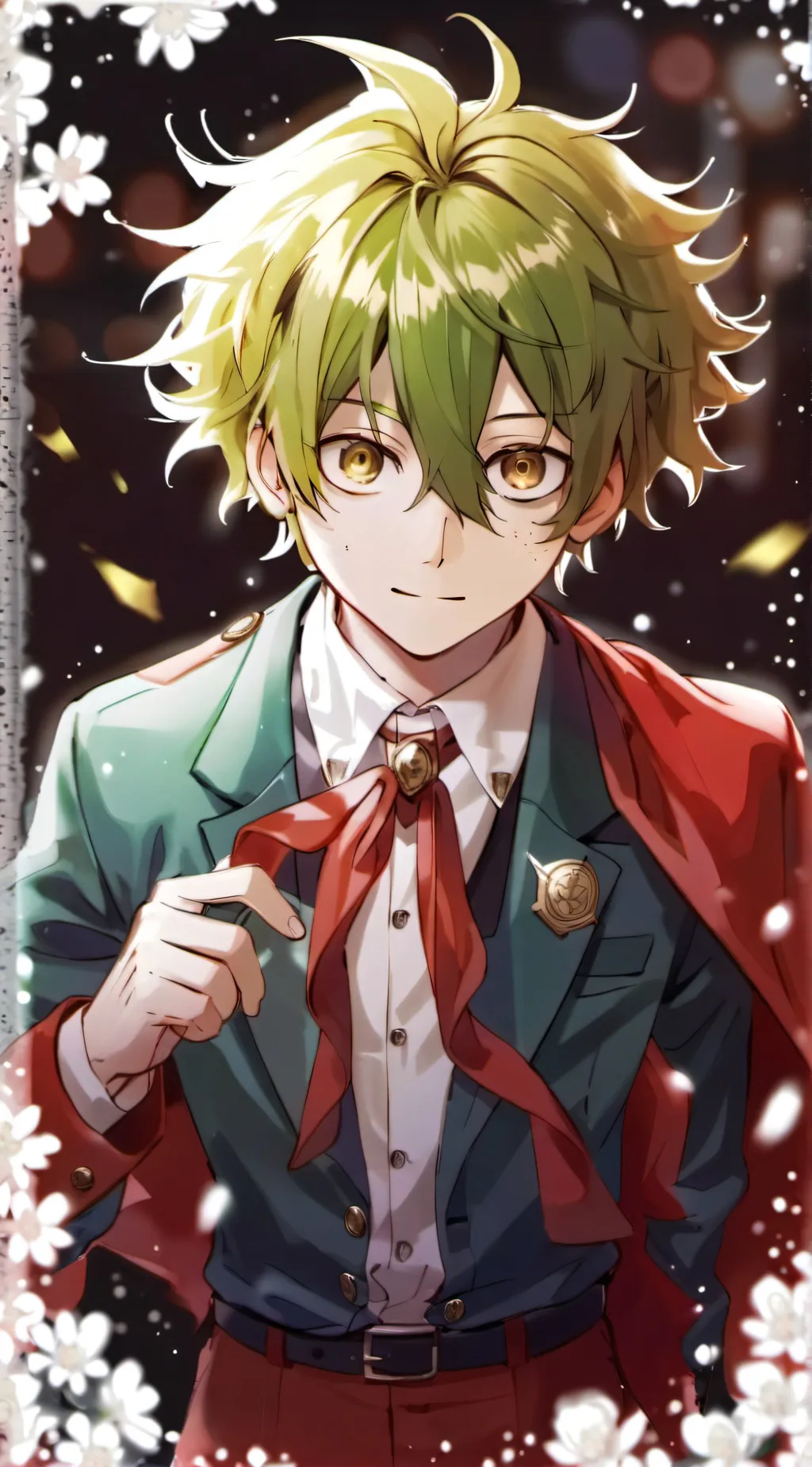 ai character: onepiece(sn)×mha background