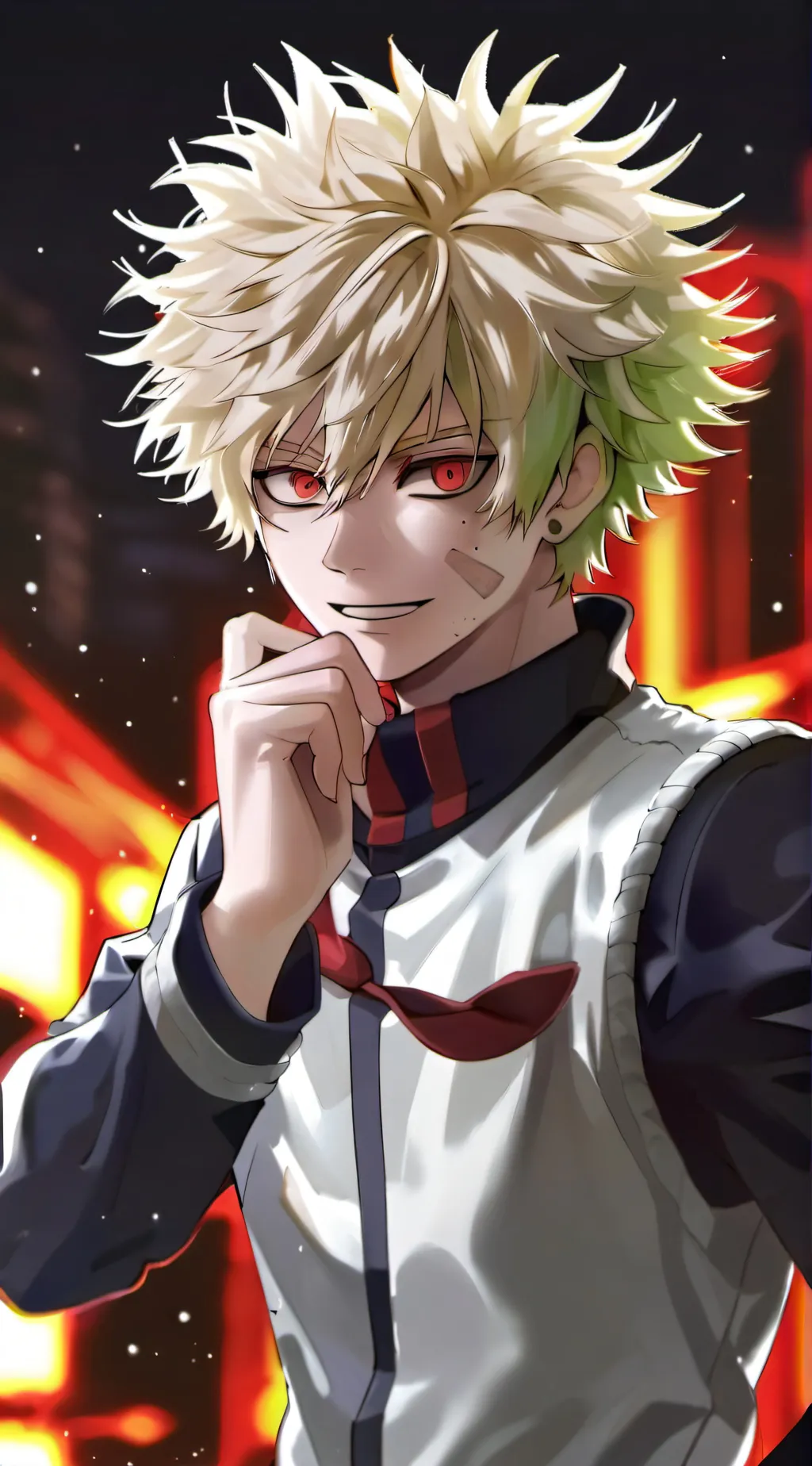 ai character: katsuki bakugo mha background
