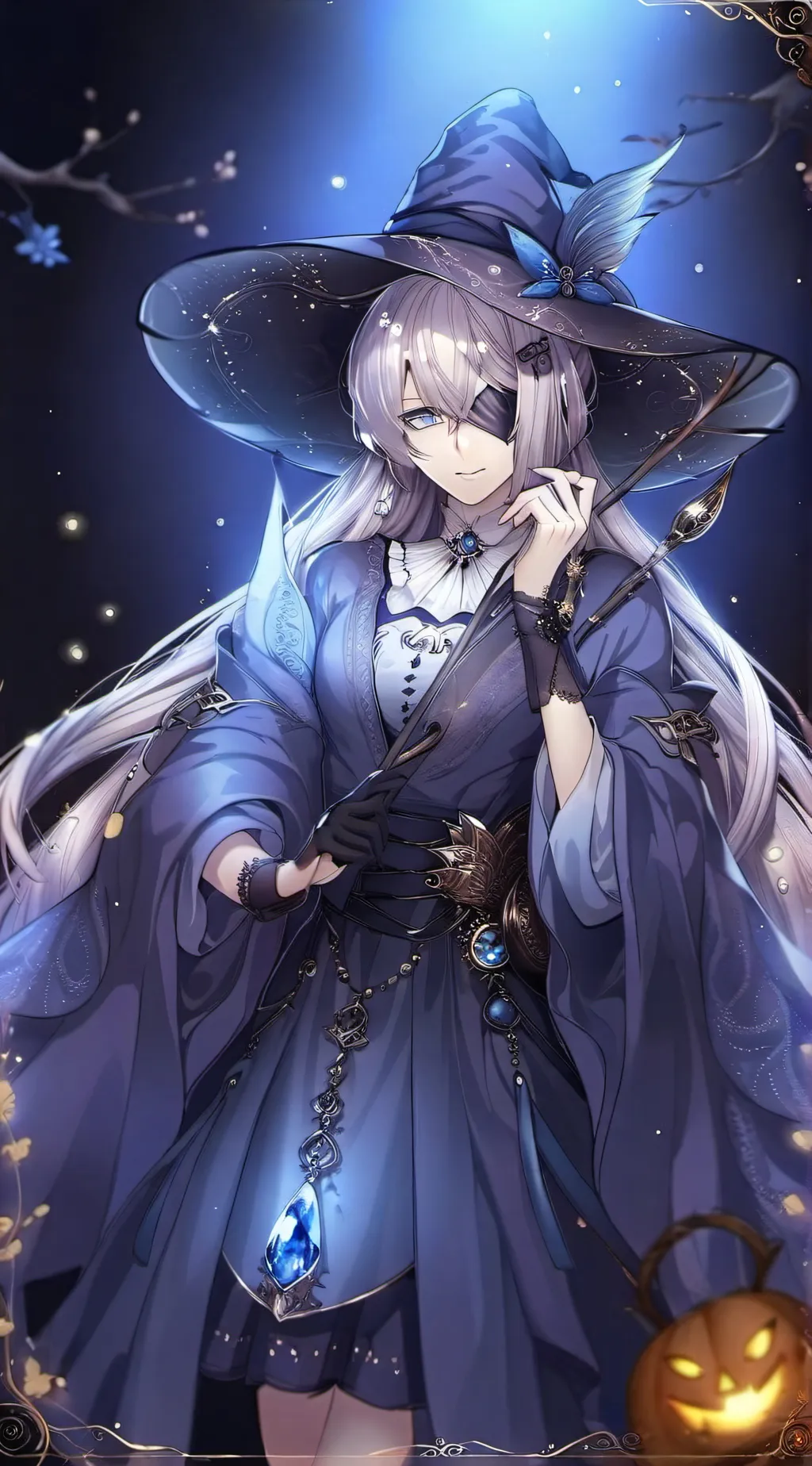 ai character: Luna the mage background