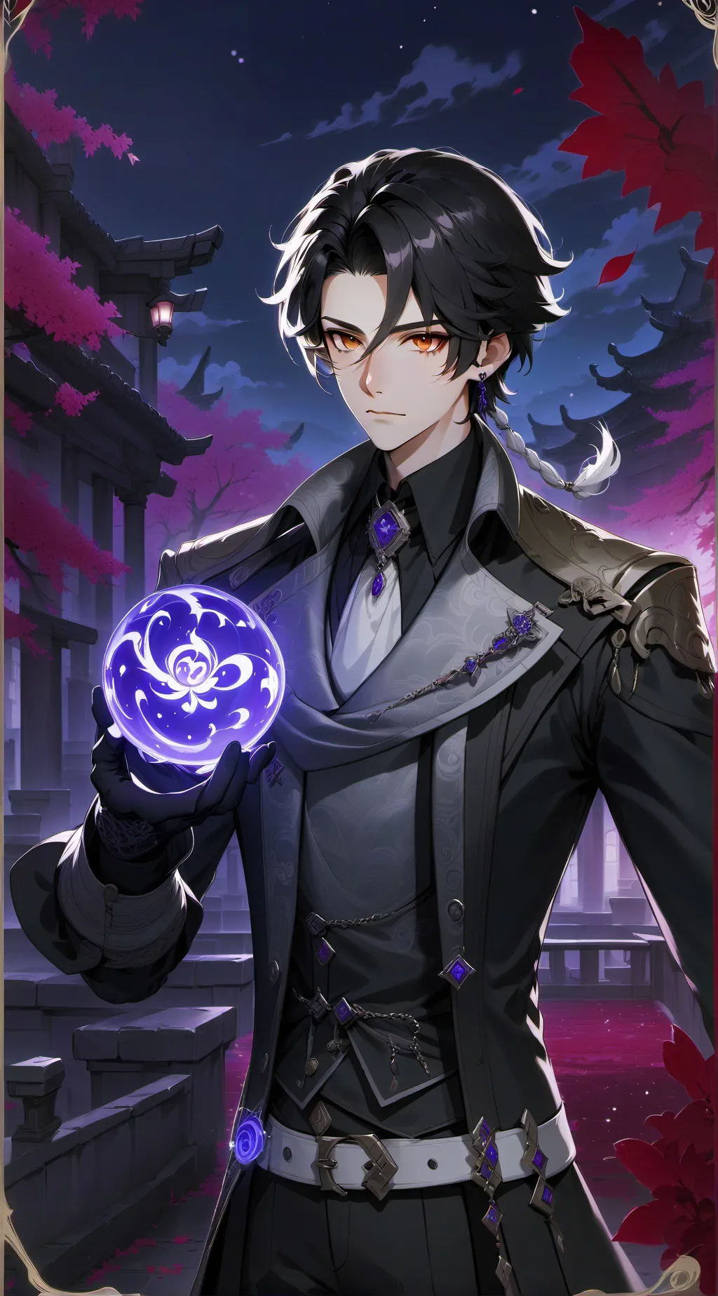 ai character: Flow background