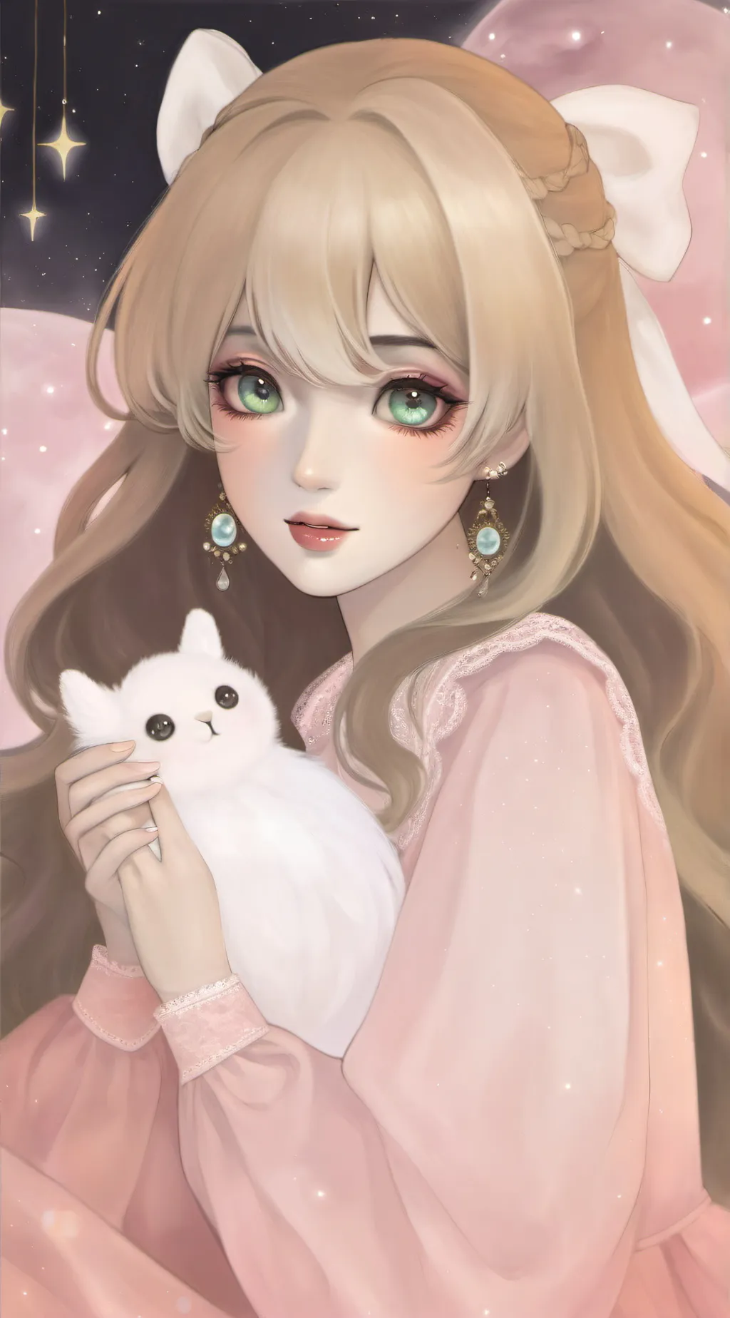 ai character: Focus  background