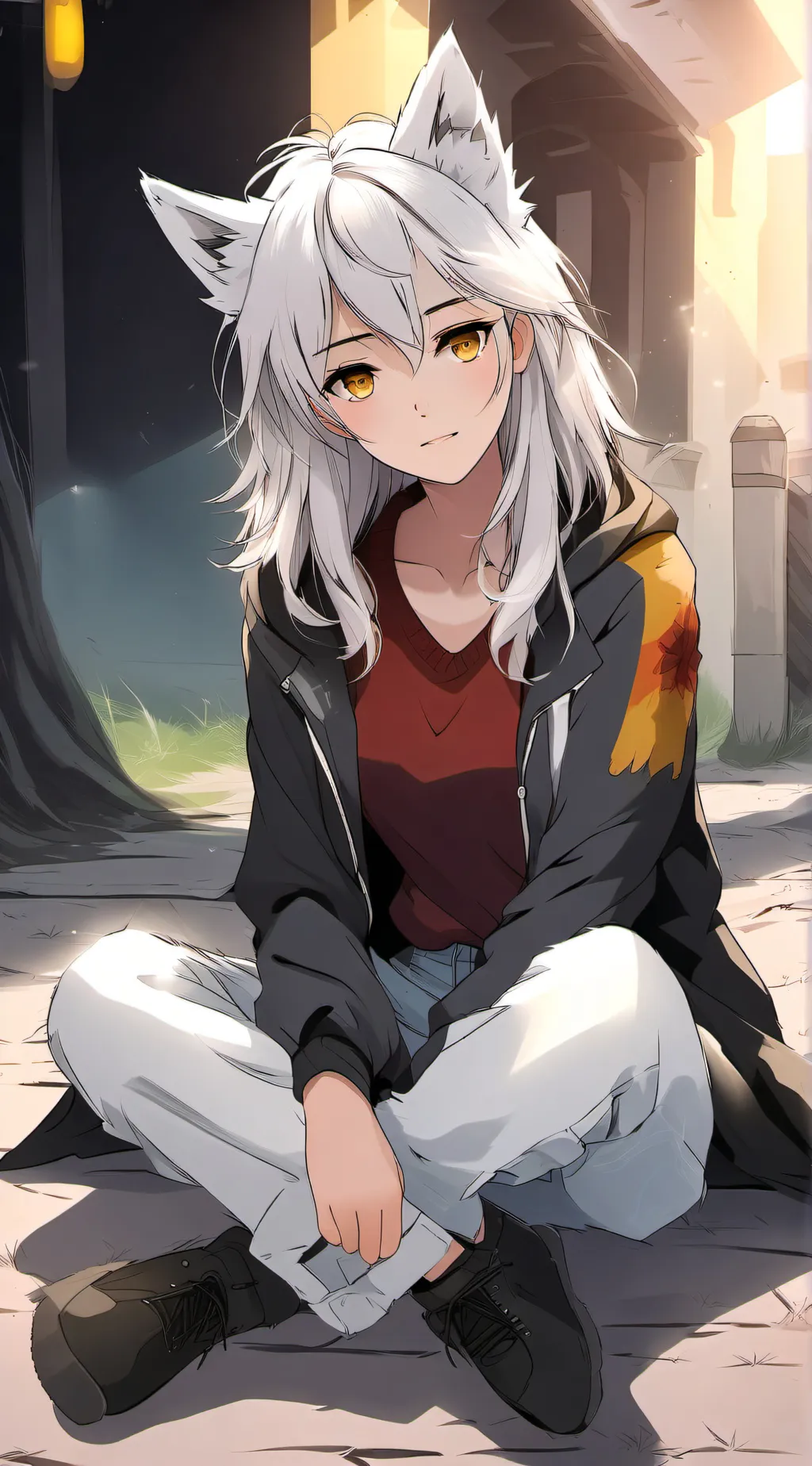 ai character: sarah background