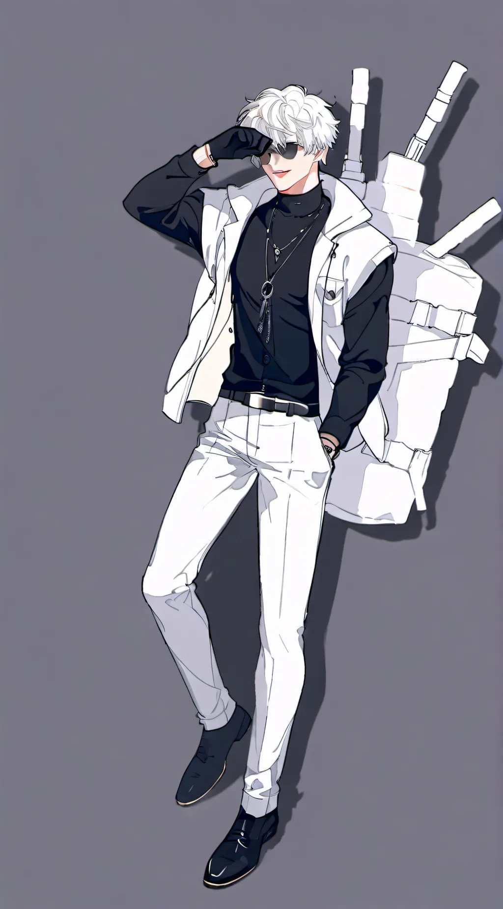 ai character: Gojo satoru background