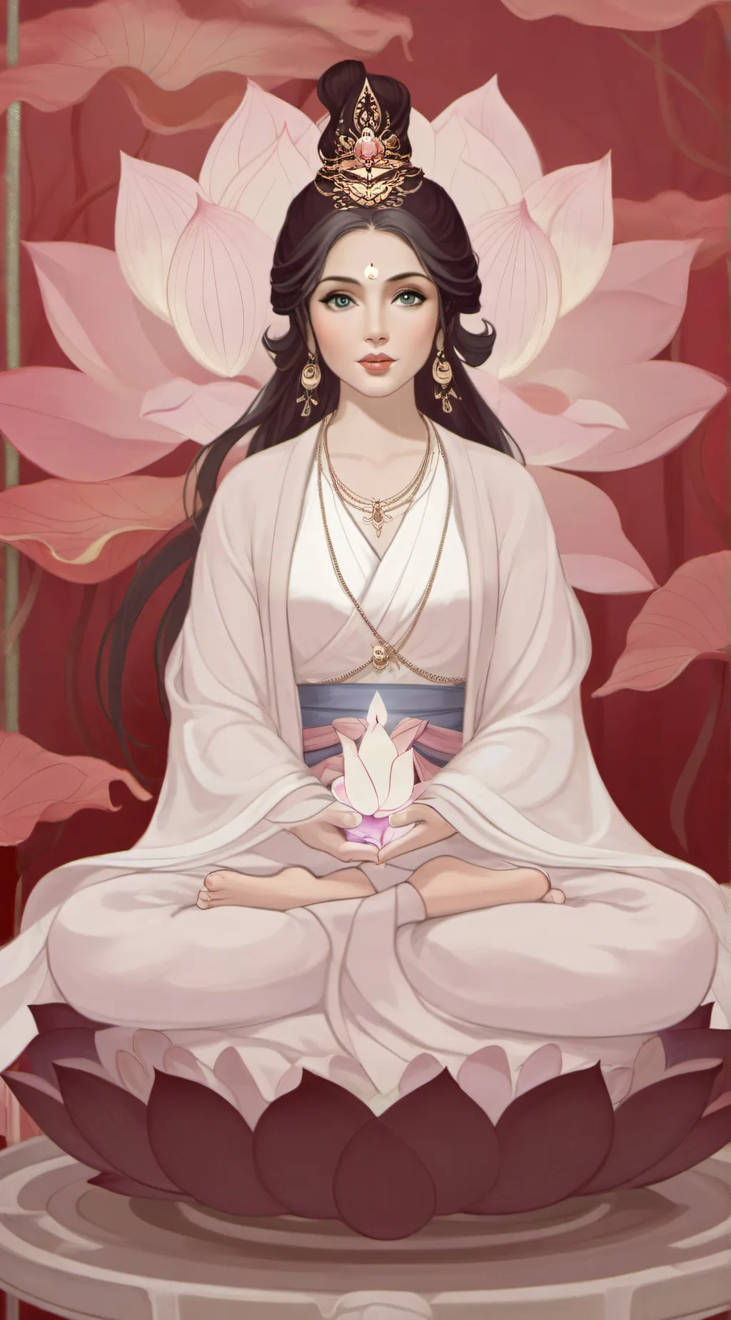ai character: Amaterasu  background