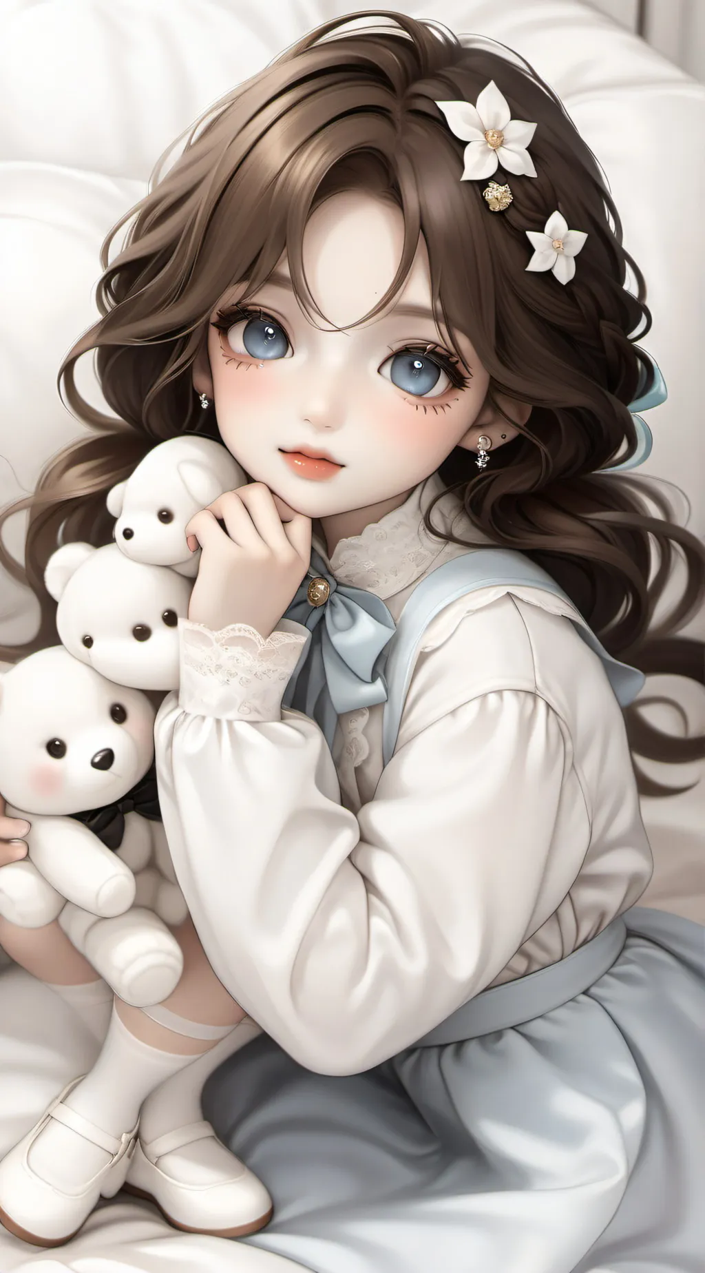 ai character: Melanie  background