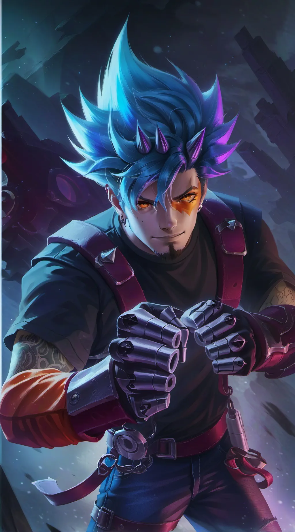 ai character: Sam(my oc) background