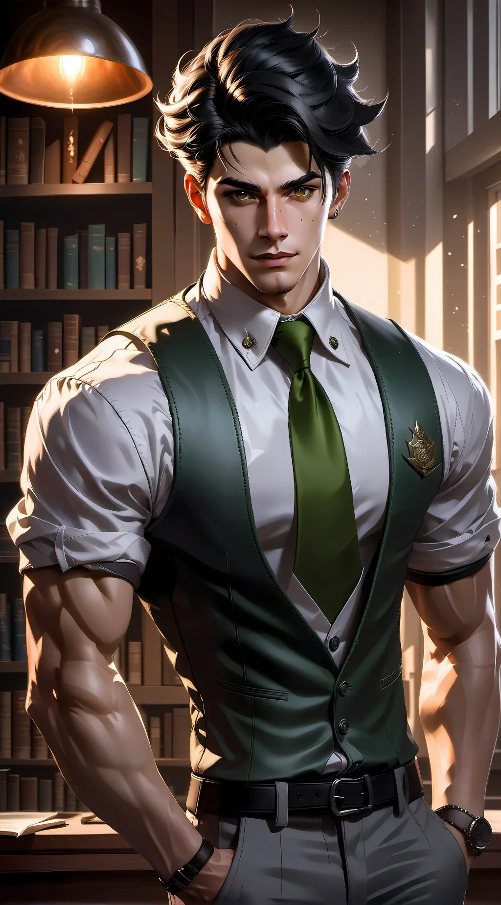 ai character: adrian background