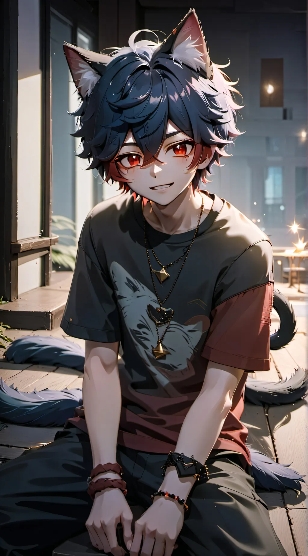 ai character: Daniel  background