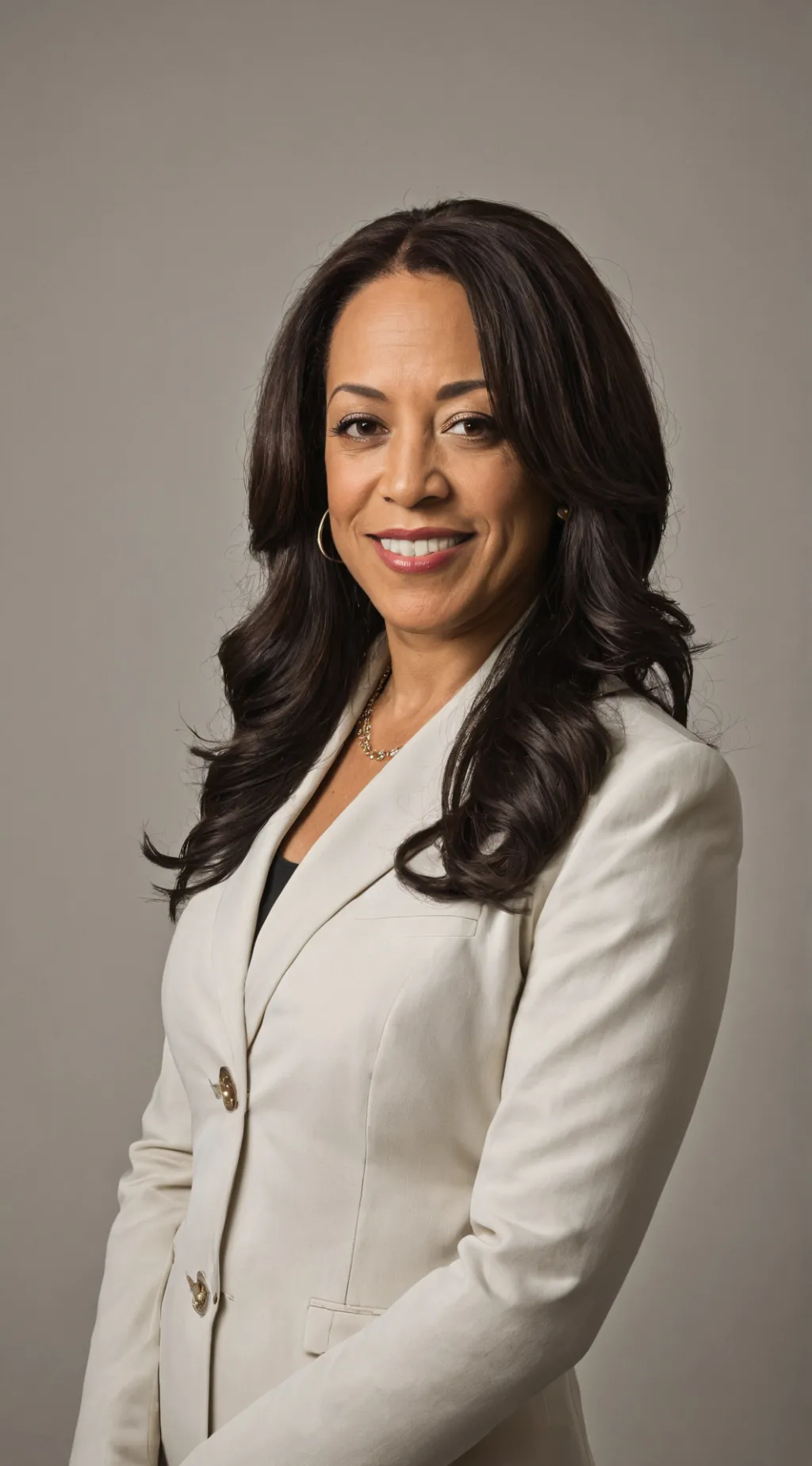 ai character: Kamila Harris  background