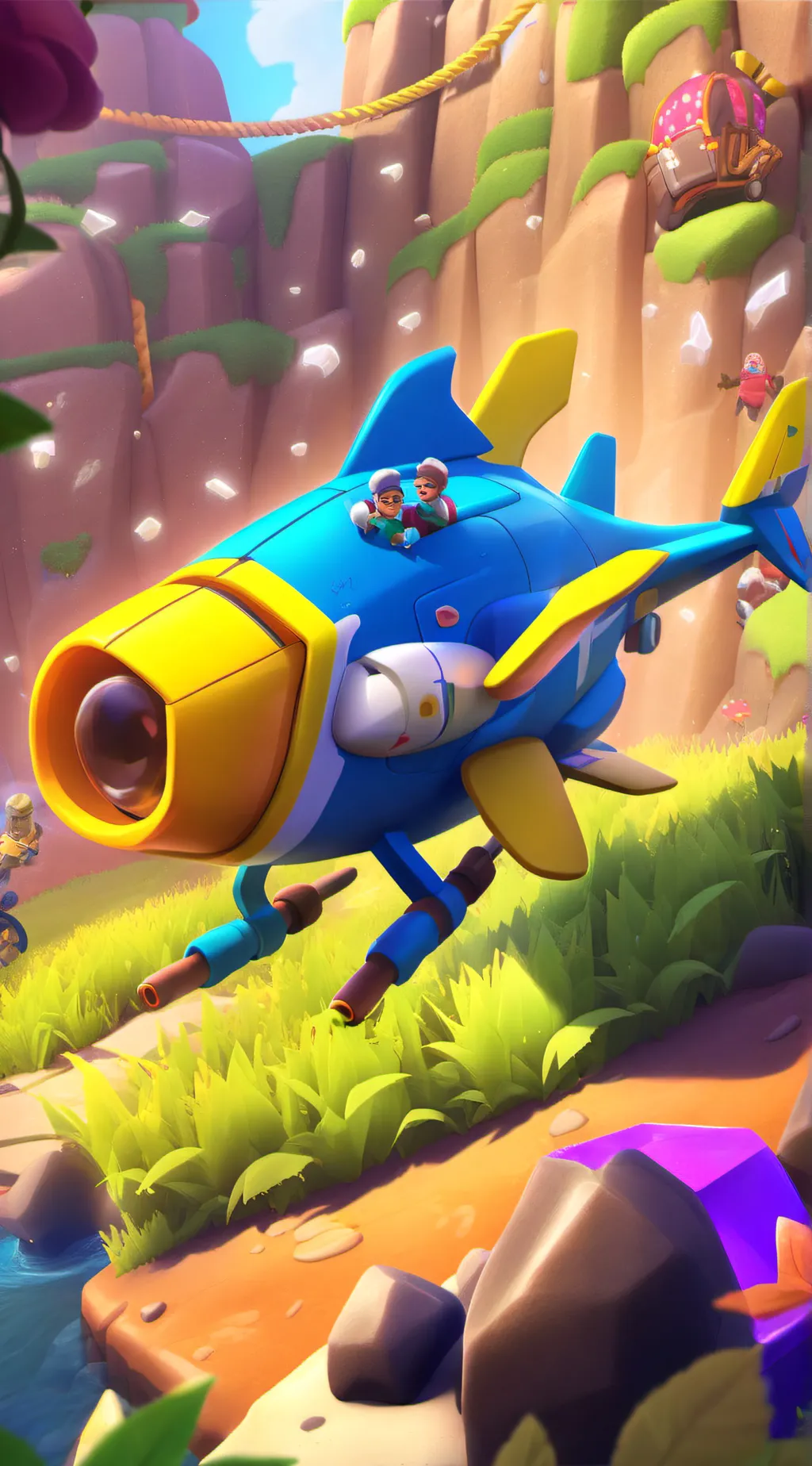 ai character: murder drones background