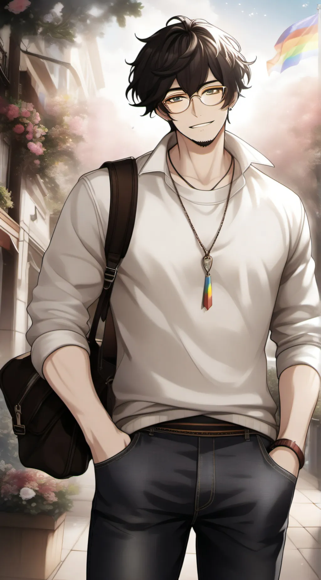 ai character: Pater  background