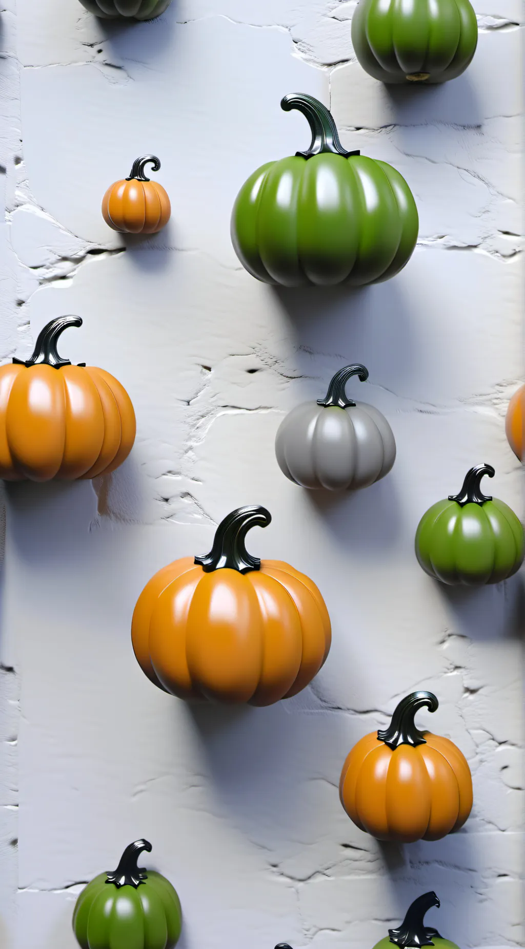 ai character: pumpkin background