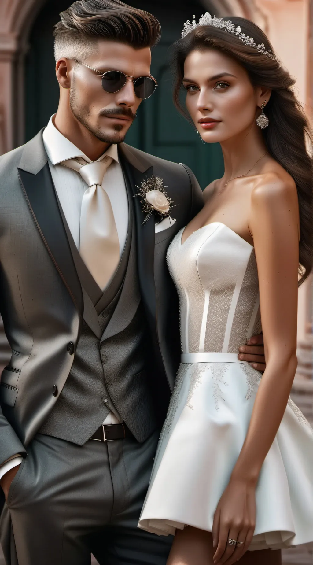 ai character: Aldán y natalia background