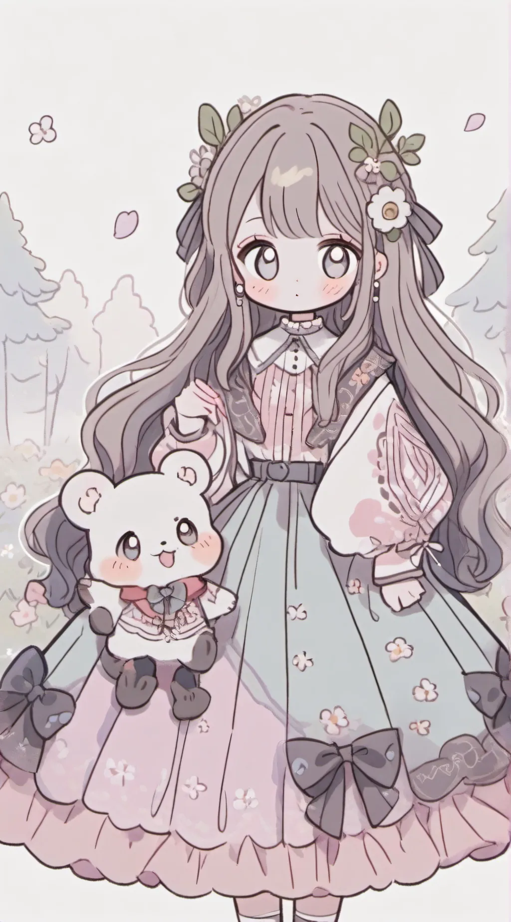 ai character: DDLC Animals background