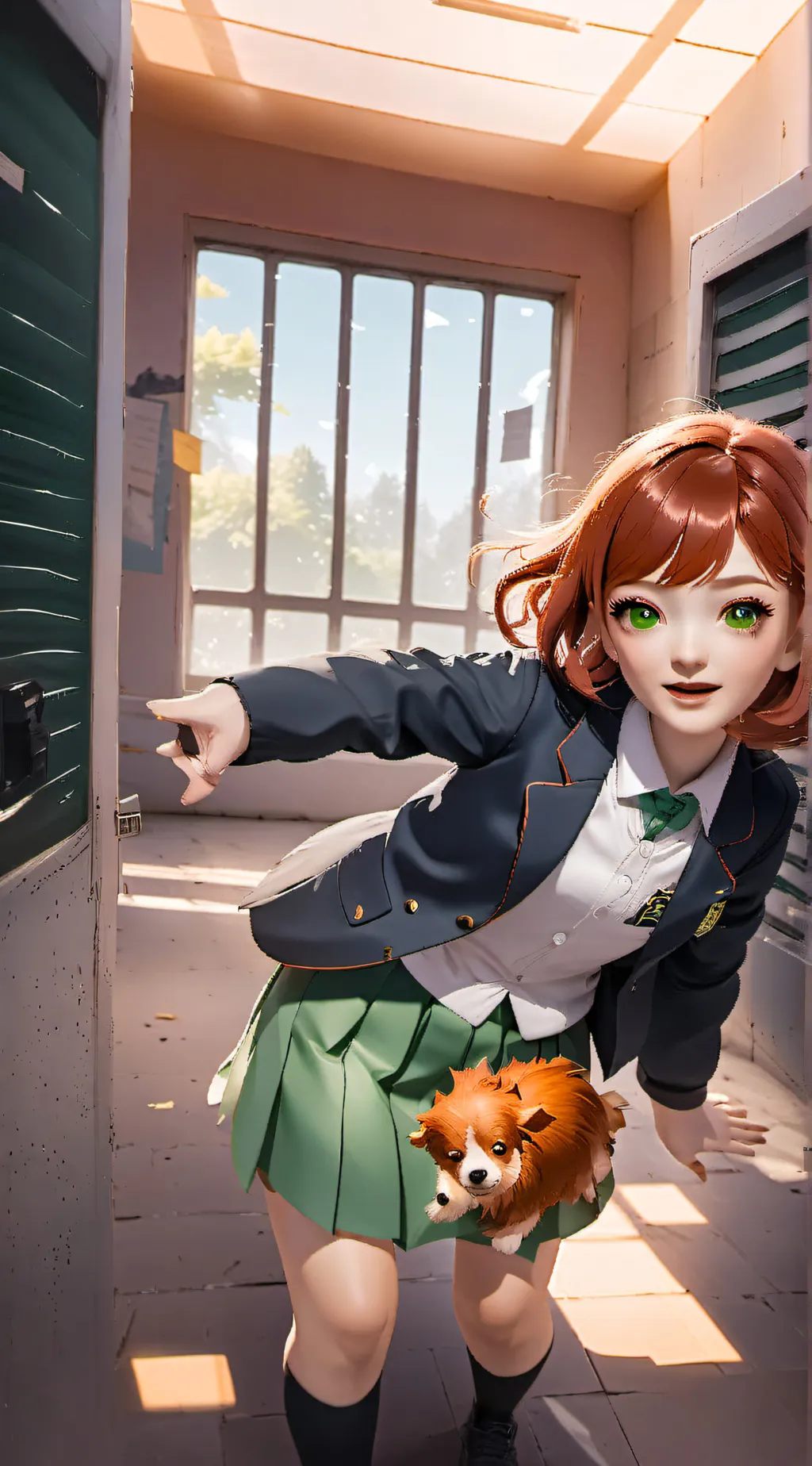 ai character: Ginger background