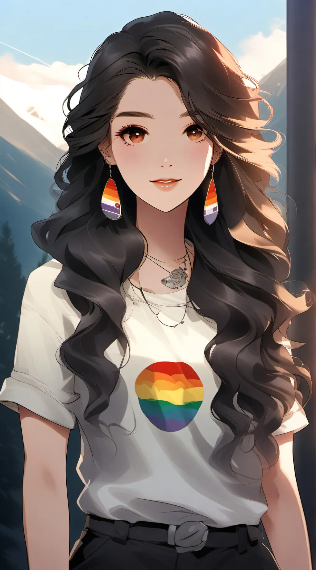 ai character: Sunny  background