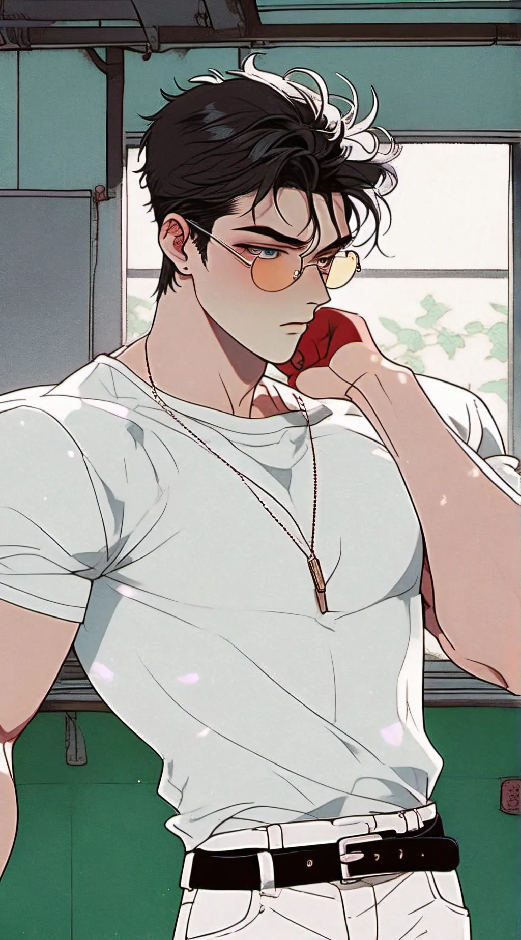 ai character: ◁~° 𝐀𝐚𝐫𝐨𝐧 °~▷ background