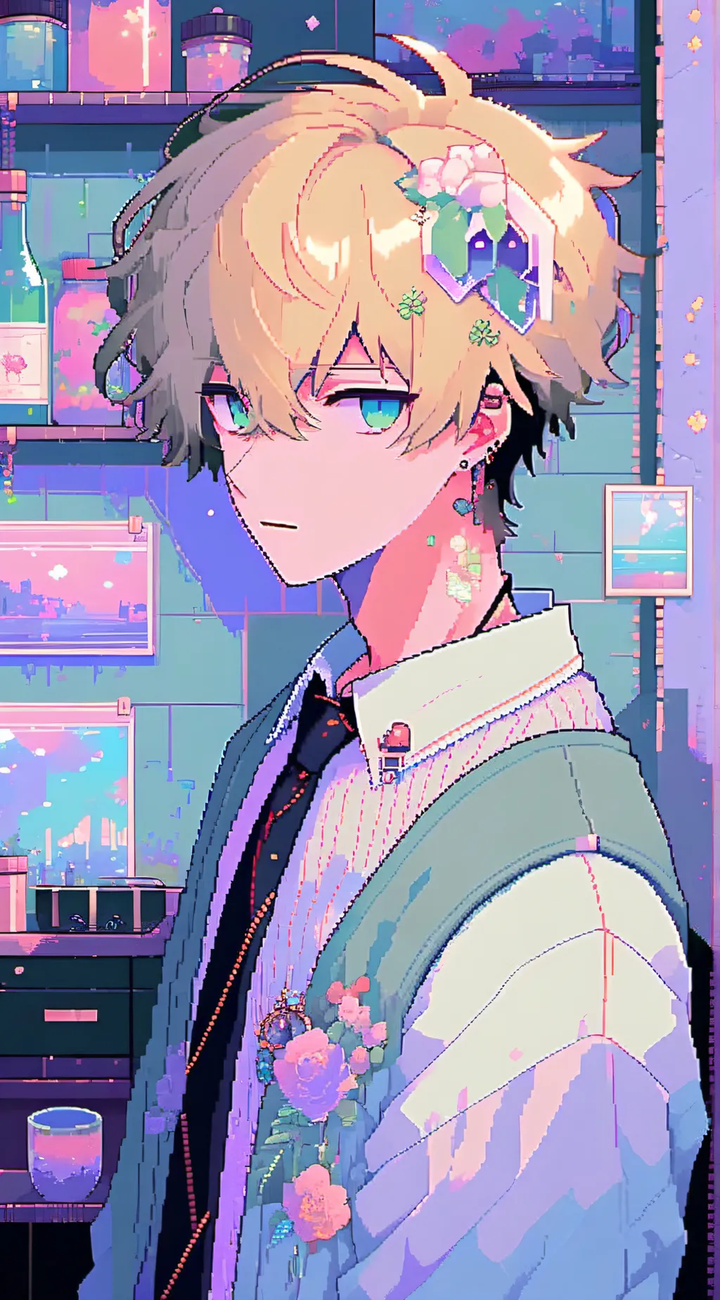 ai character: Bakugo Katsuki 🔄 background