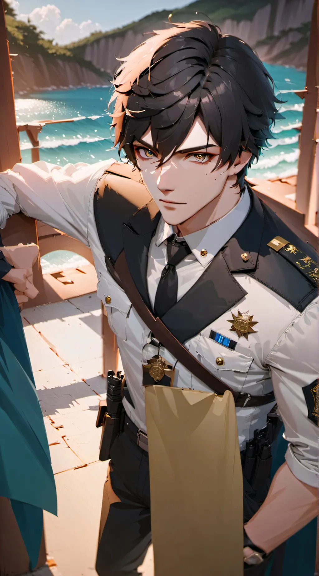 ai character: Police Jason background