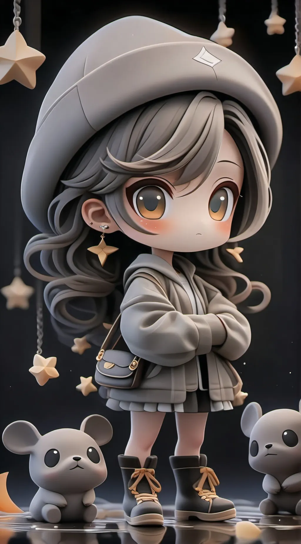 ai character: BFB but CRUSH ON Y background