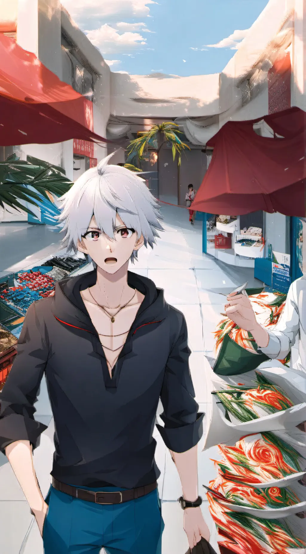 ai character: Enzo ♡ background