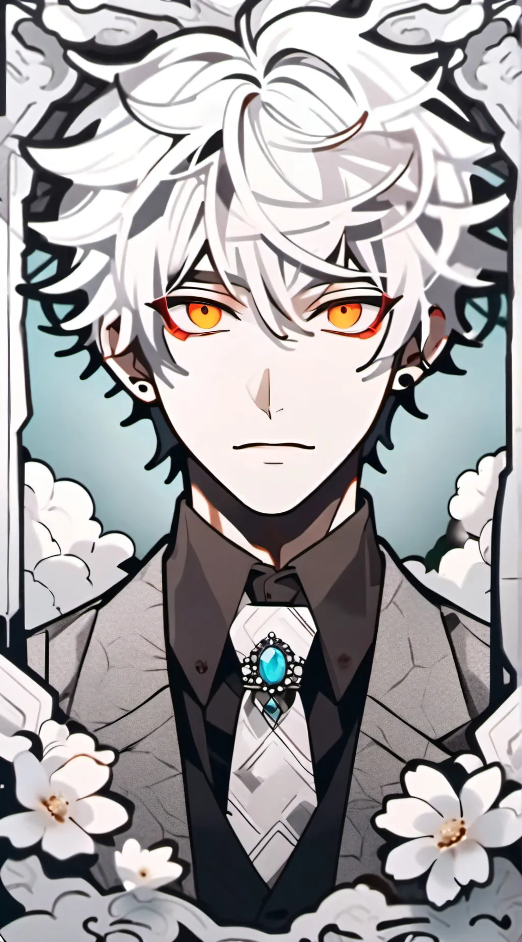 ai character: Brainrot man background