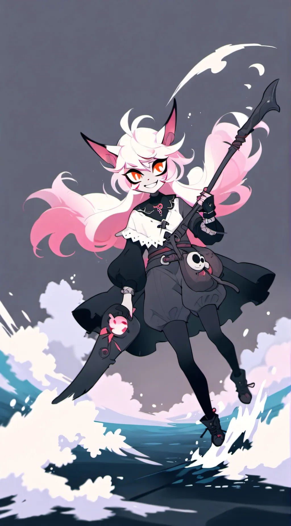 ai character: Angel dust  background