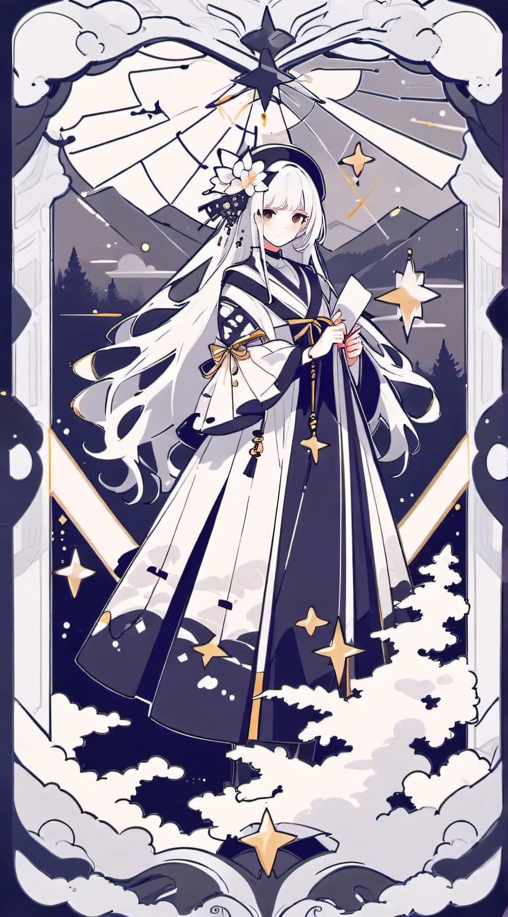 ai character: random girl background