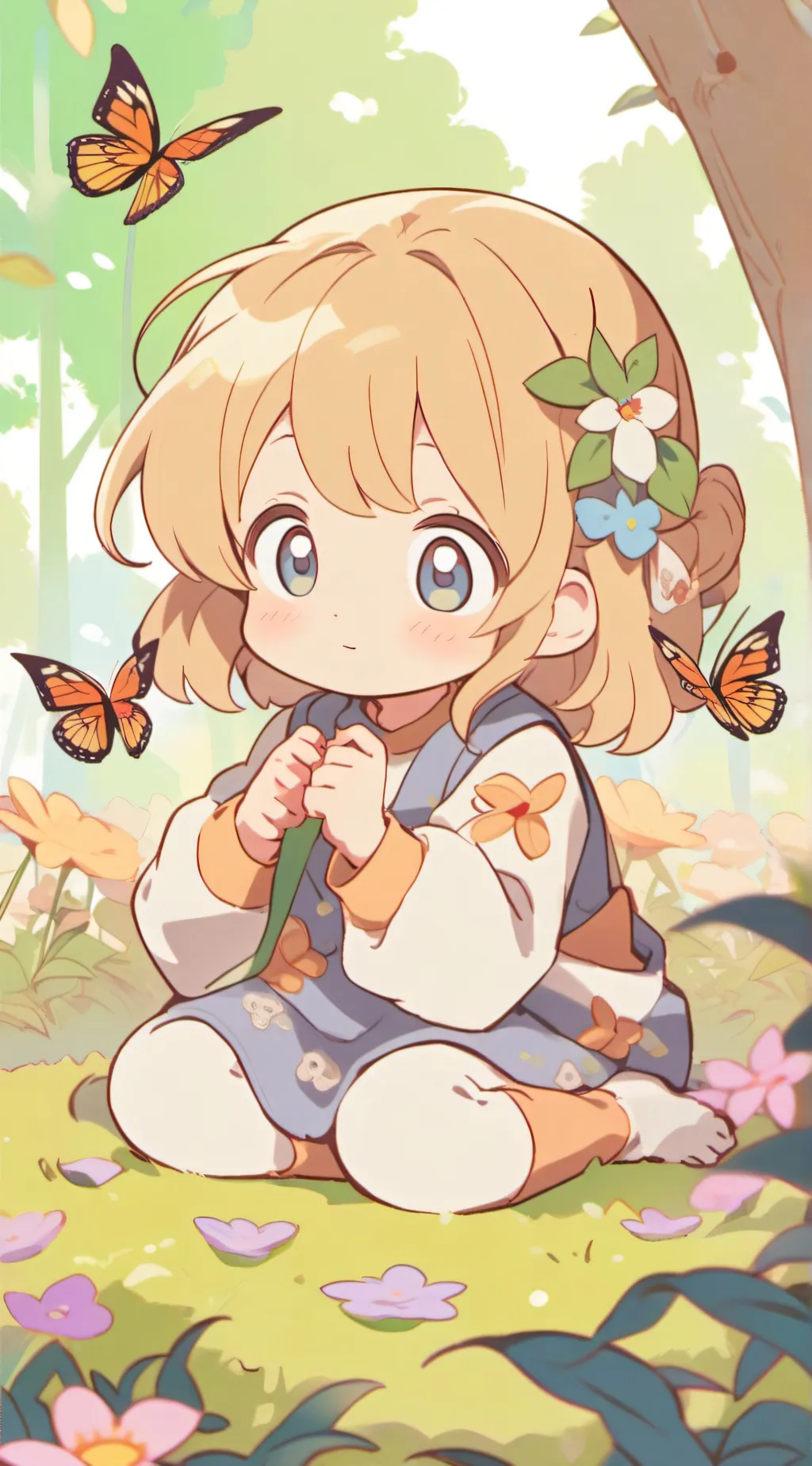 ai character: A Toddler background