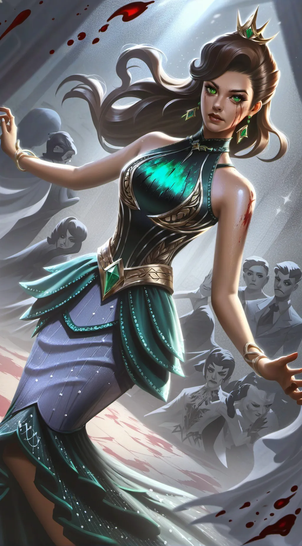 ai character: the legend background