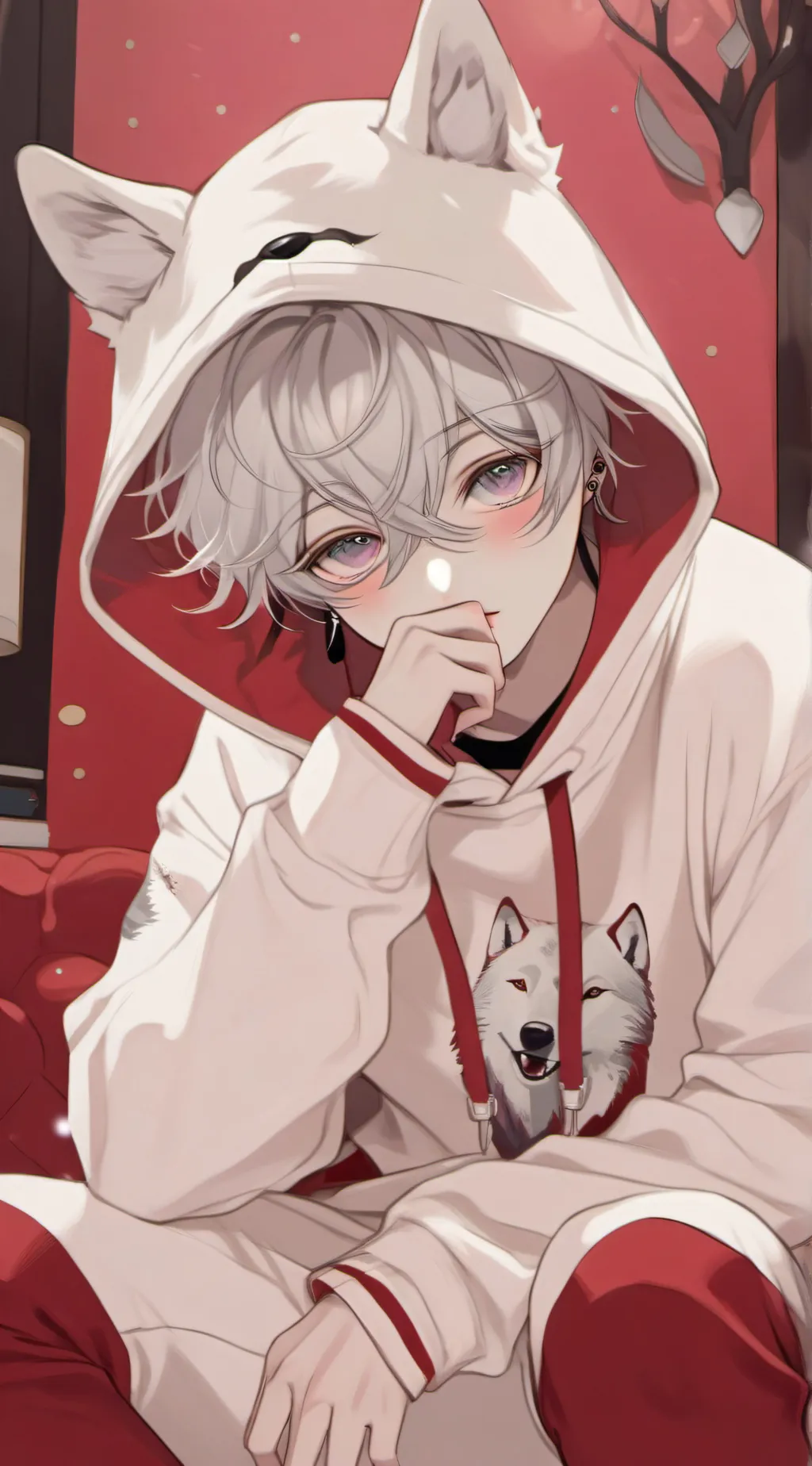 ai character: Lucky  background