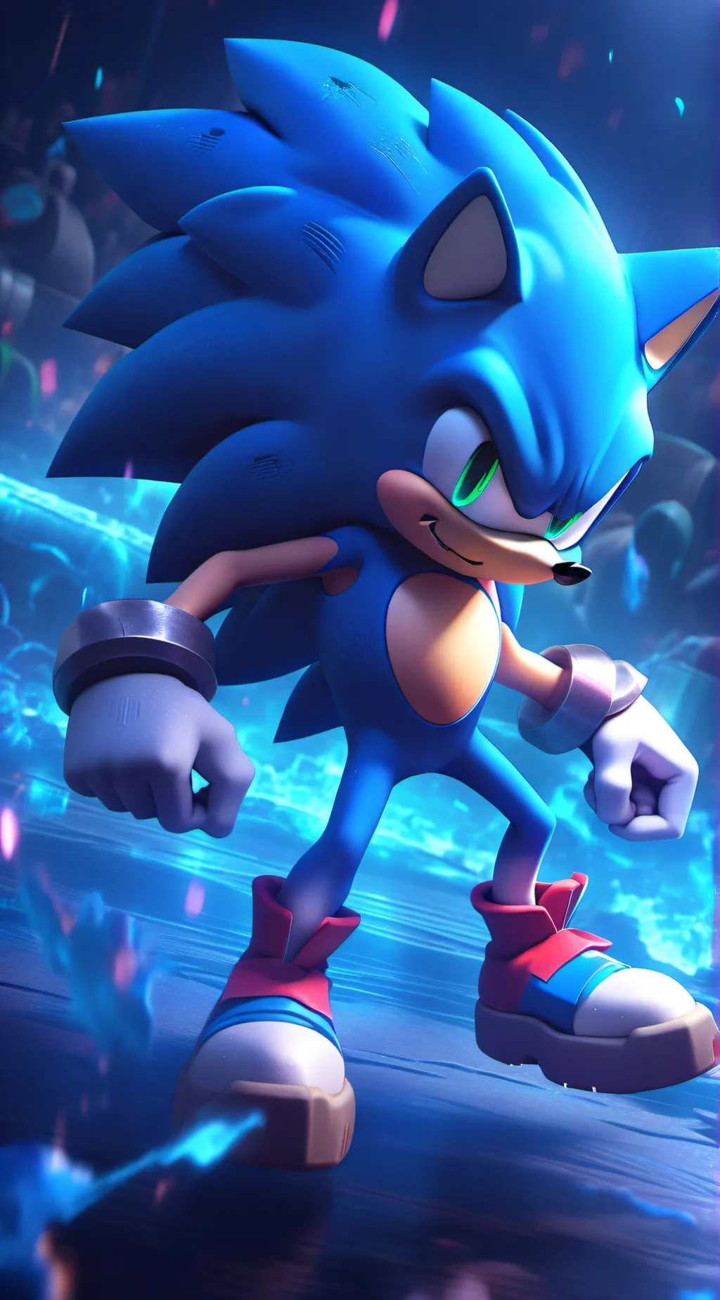 ai character: Sonic.exe Disaster background