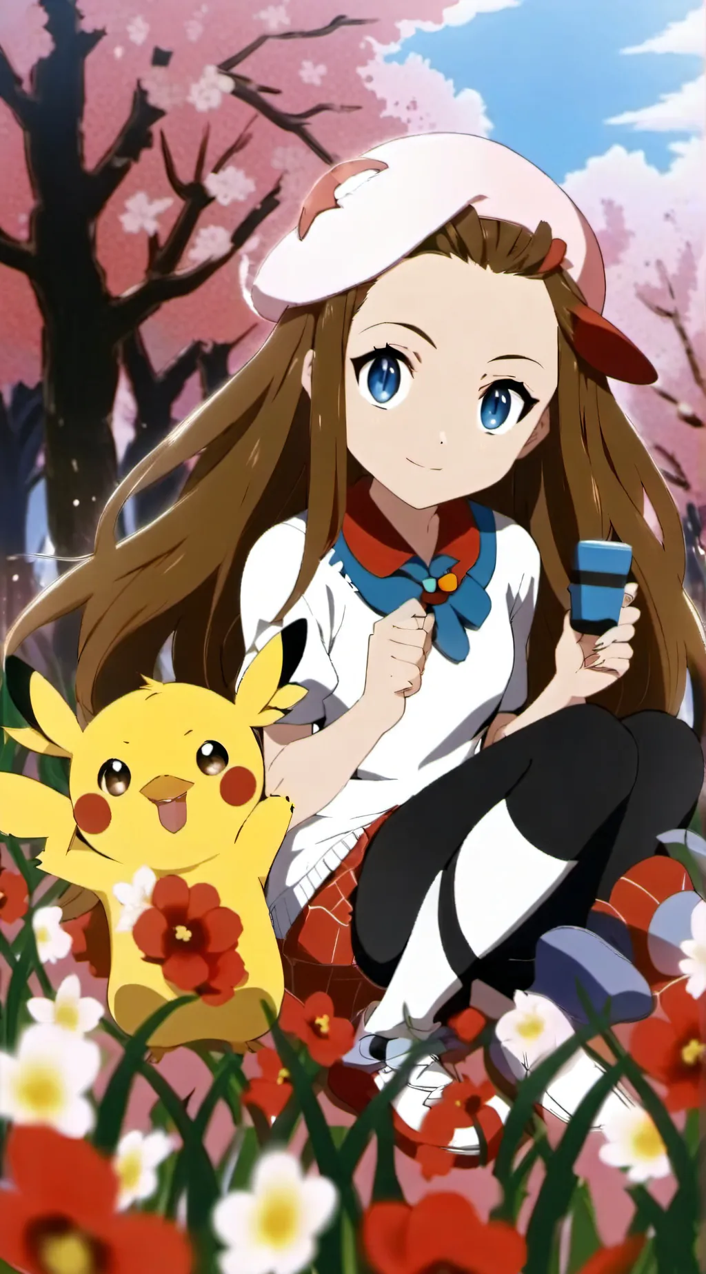 ai character: Pokémon girl background