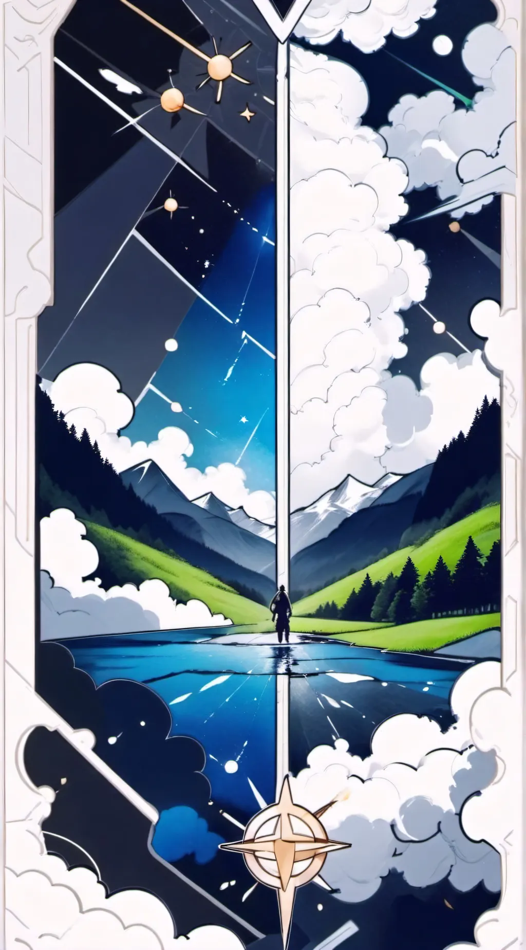 ai character: robotic miku doll background