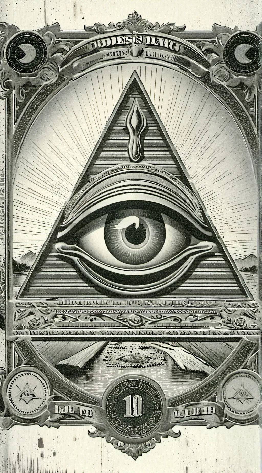 ai character: EYE OF PROVIDENCE background