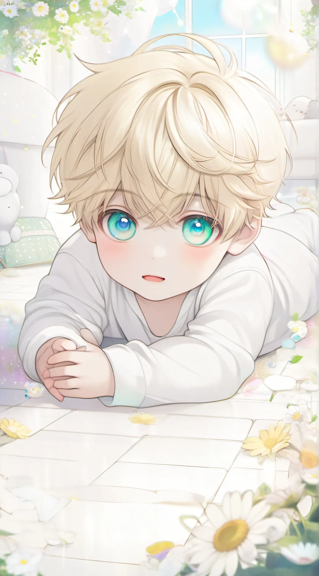 ai character: Baby Liam  background
