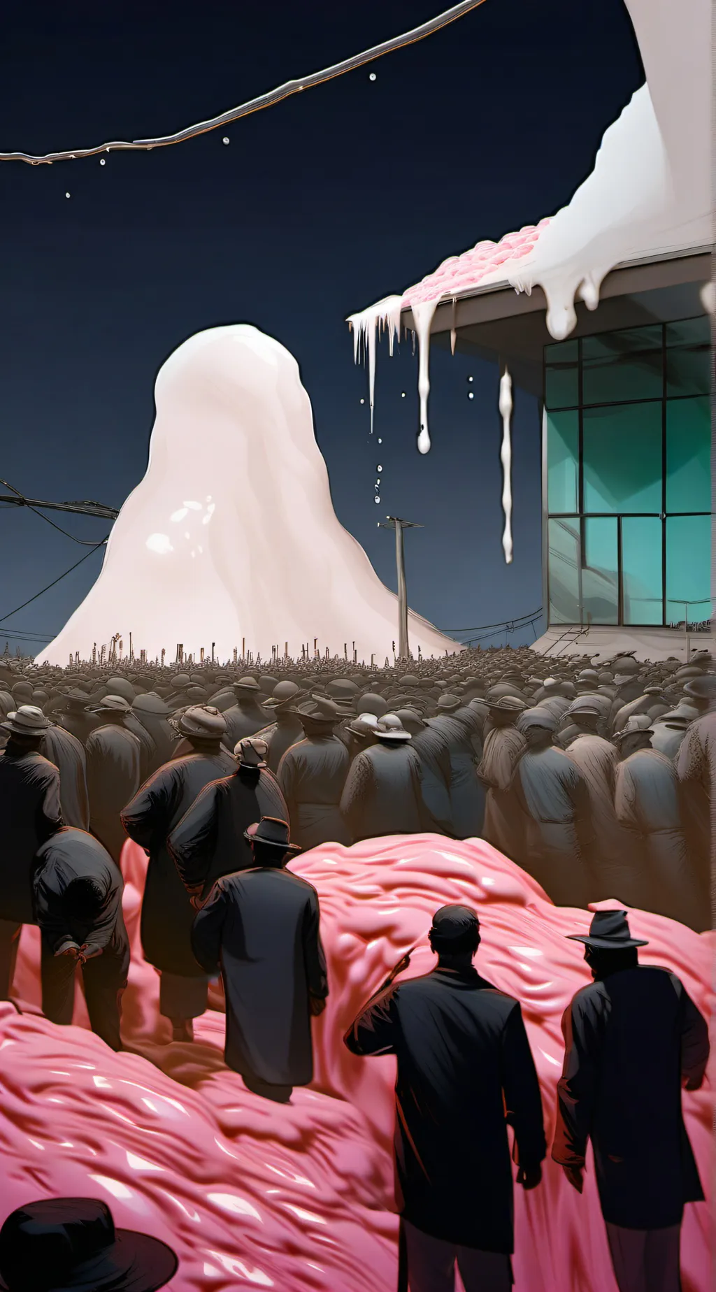 ai character: Slime inflation background