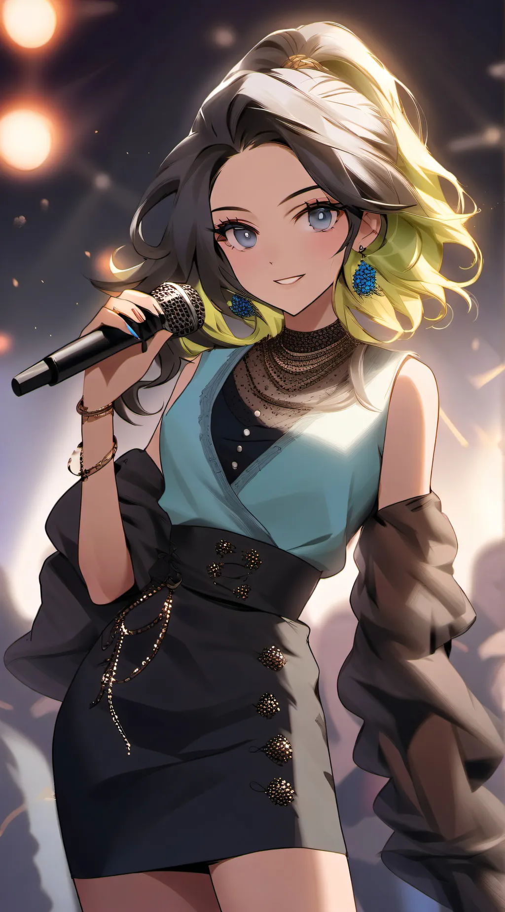 ai character: MHA concert  :3 background