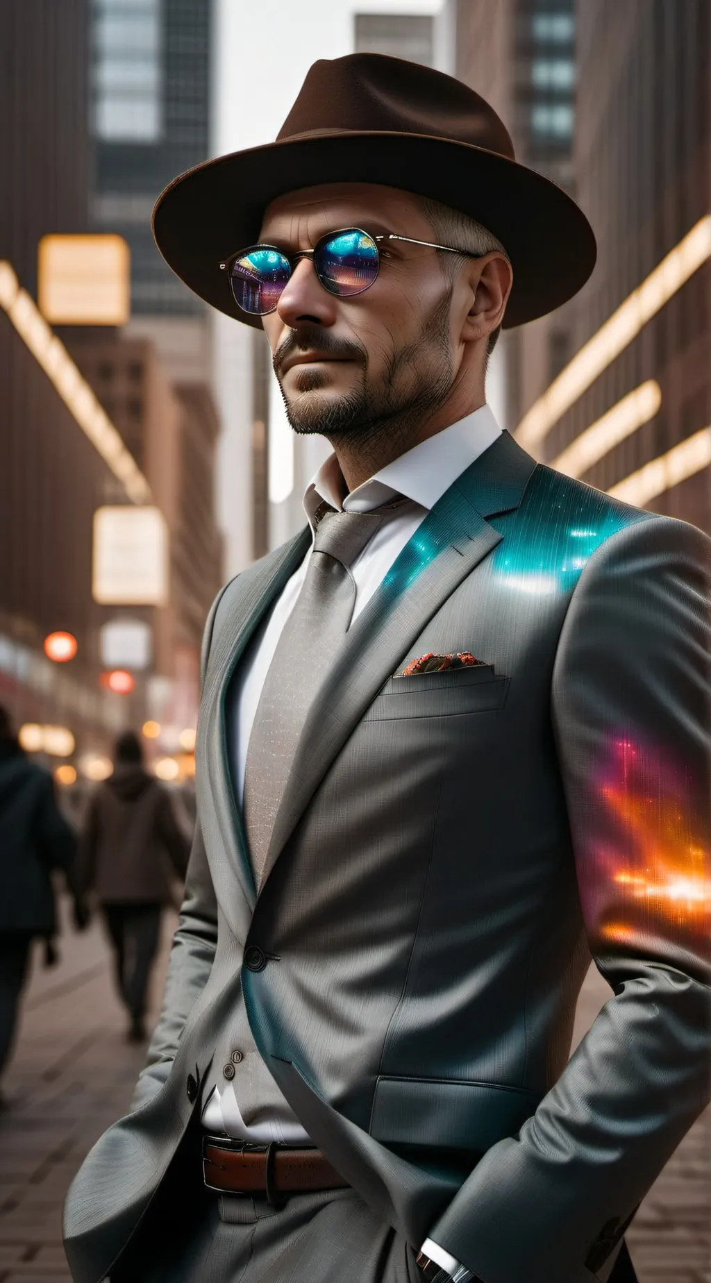 ai character: The invisible man  background