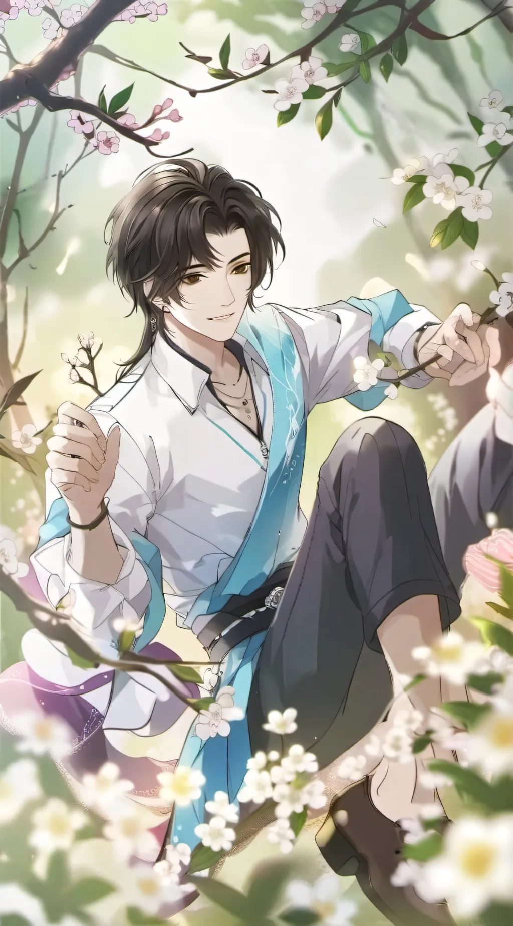 ai character: liam  background