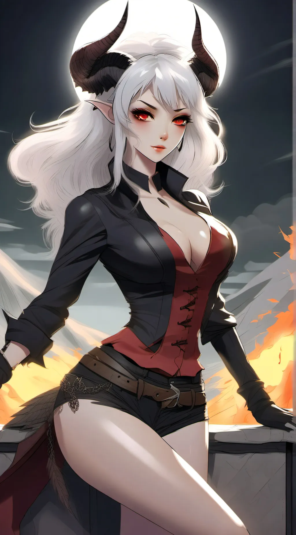 ai character: skiki background