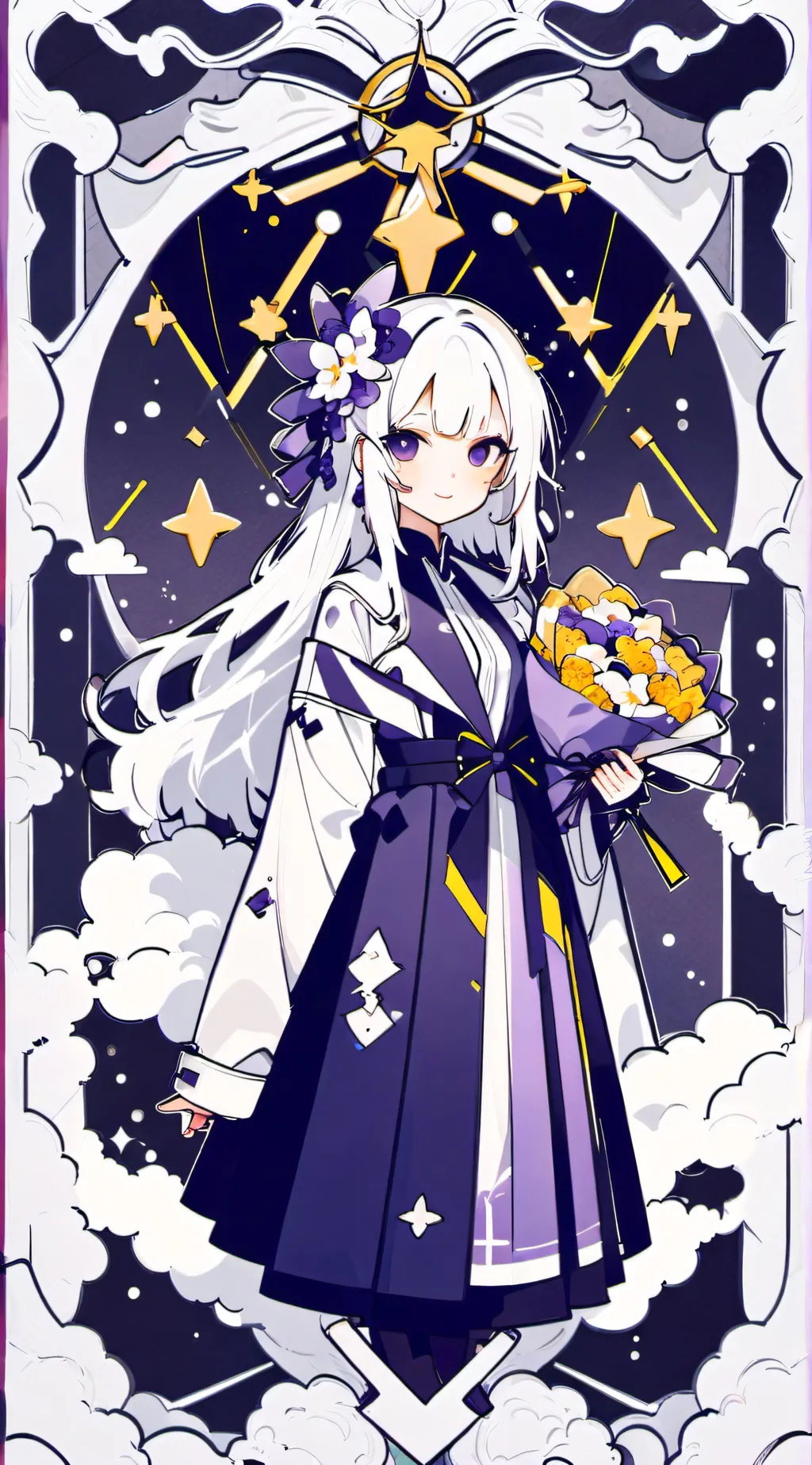 ai character: yandare ink! background