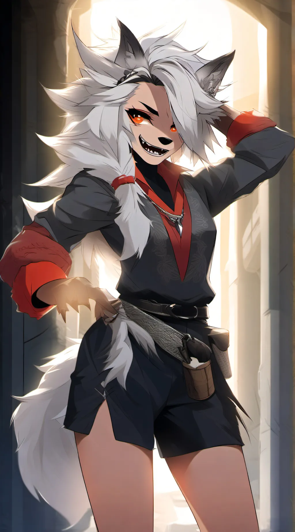 ai character: Loona background