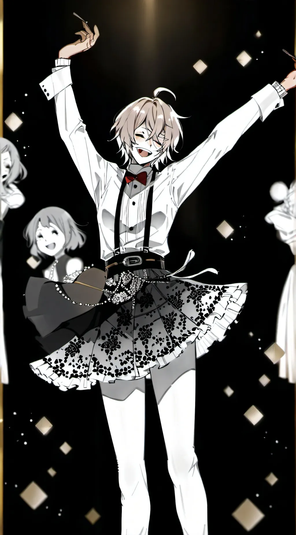 ai character: jealous Dazai background