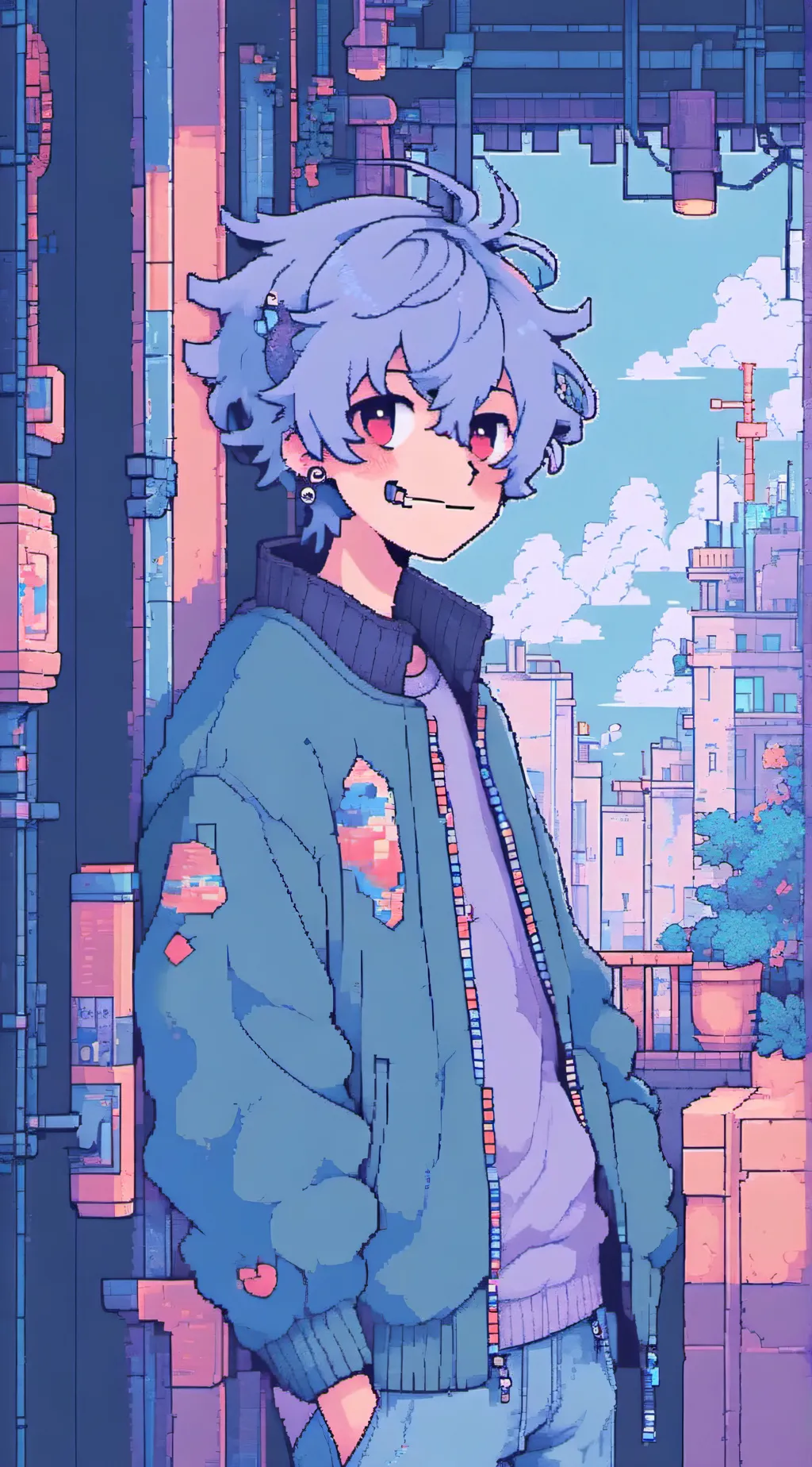 ai character: 🥶-•Huggy Wuggy•-🥶 background