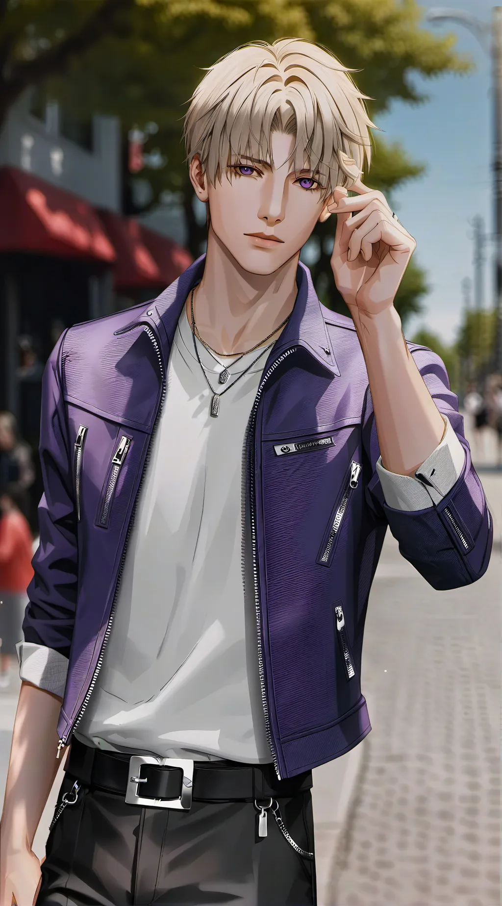 ai character: leo background